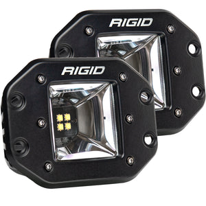 Rigid Industries Radiance+ Scene RGBW Flush Mount - Pair