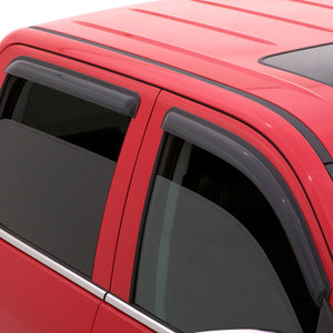 AVS 05-15 Toyota Tacoma Double Cab Ventvisor Outside Mount Window Deflectors 4pc - Smoke