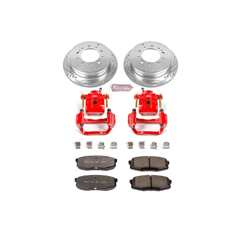 Power Stop 08-19 Toyota Sequoia Rear Z36 Truck & Tow Brake Kit w/Calipers