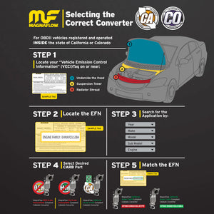 MagnaFlow Conv DF 02-04 Tacoma 2.4L front 50S