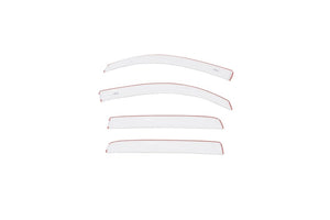 AVS 20-22 Toyota Tacoma Double Cab Low Profile Color Match Ventvisors 4pc - Super White