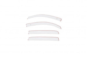 AVS 20-22 Toyota Tacoma Double Cab Low Profile Color Match Ventvisors 4pc - Super White