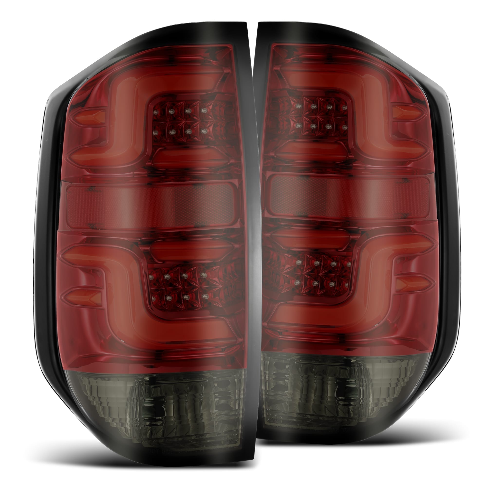 AlphaRex PRO-Series Red Smoke LED Tail Lights - 2014-2021 Toyota Tundra (672020)