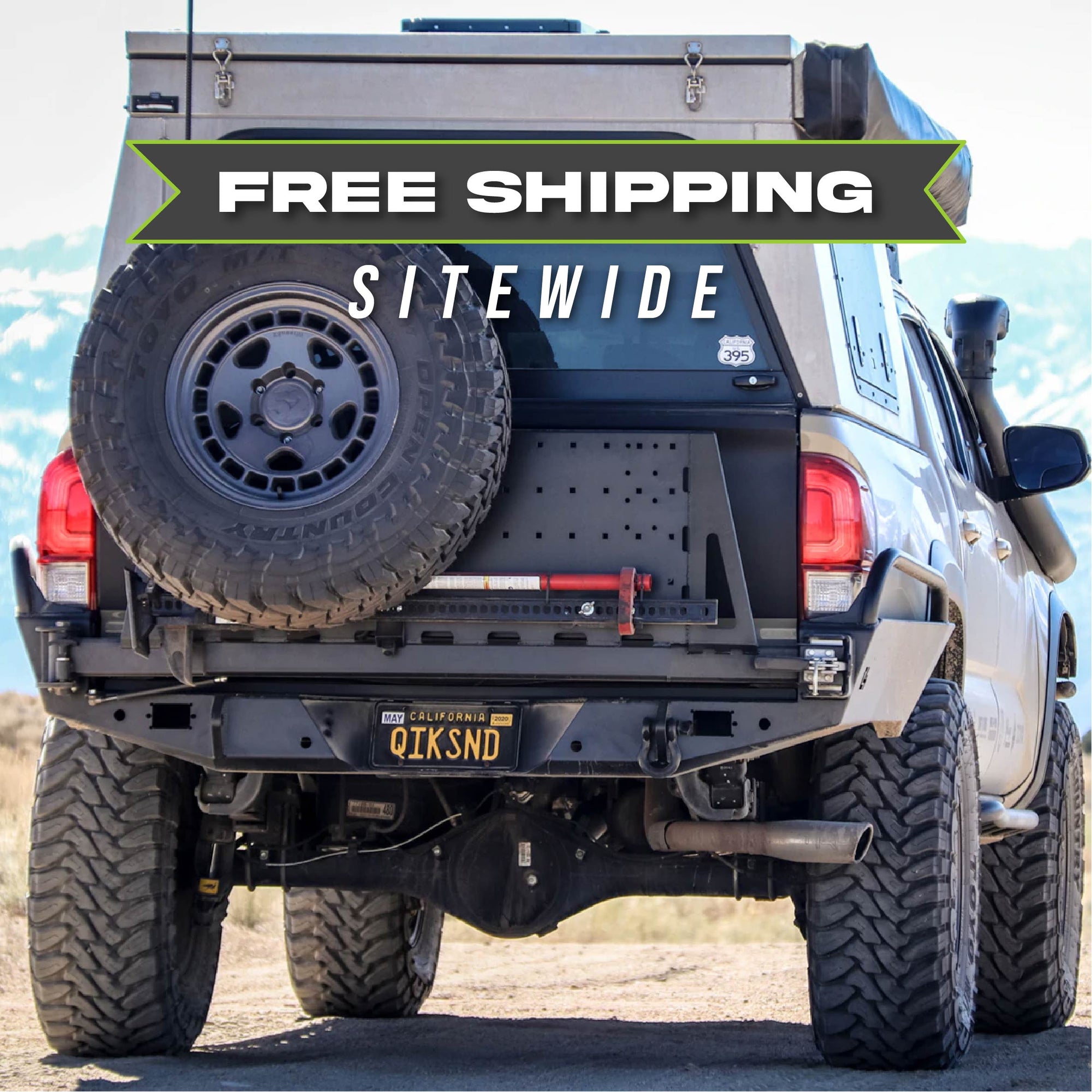 Tacoma Overland Series High Clearance  Rear Bumper / 3rd Gen / 2016+