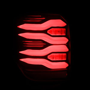 10-22 Toyota 4Runner LUXX-Series LED Tail Lights Black-Red