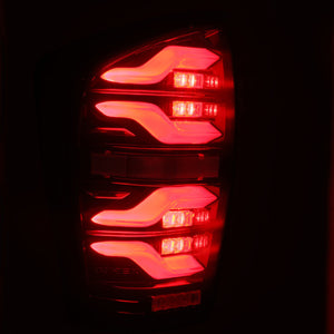 16-22 Toyota Tacoma LUXX-Series LED Tail Lights Black-Red