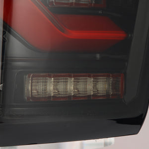 16-22 Toyota Tacoma LUXX-Series LED Tail Lights Black-Red