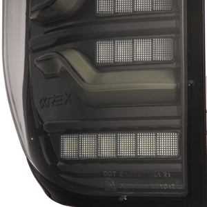 AlphaRex LUXX-Series Sequential Black LED Tail Lights | 2014-2021 Toyota Tundra (672040)