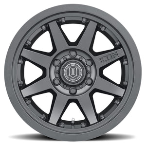 ICON Rebound Pro 17x8.5 5x150 25mm Offset 5.75in BS 110.1mm Bore Satin Black Wheel