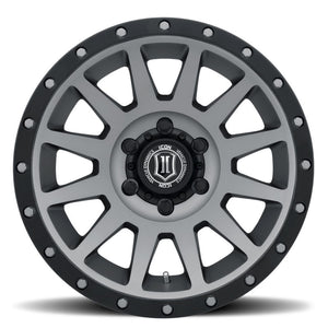 ICON Compression 18x9 5x150 25mm Offset 6in BS Titanium Wheel