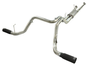 aFe MACHForce XP 2-1/2in to 3in 409 SS Cat-Back Exhaust w/ Black Tips 10-17 Toyota Tundra V8 5.7L