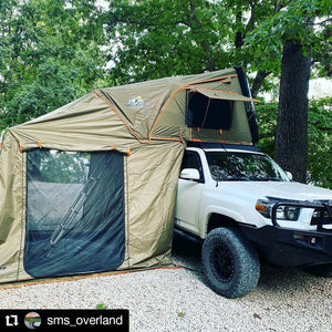 Tuff Stuff® ALPHA™ Hard Top Side Open Tent, Black, 4 Person